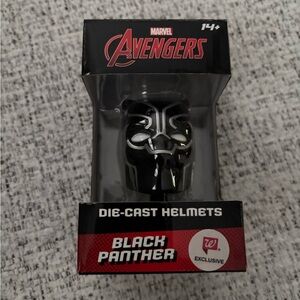 Marvel Black Panther Die-Cast Helmet - Black & Silver